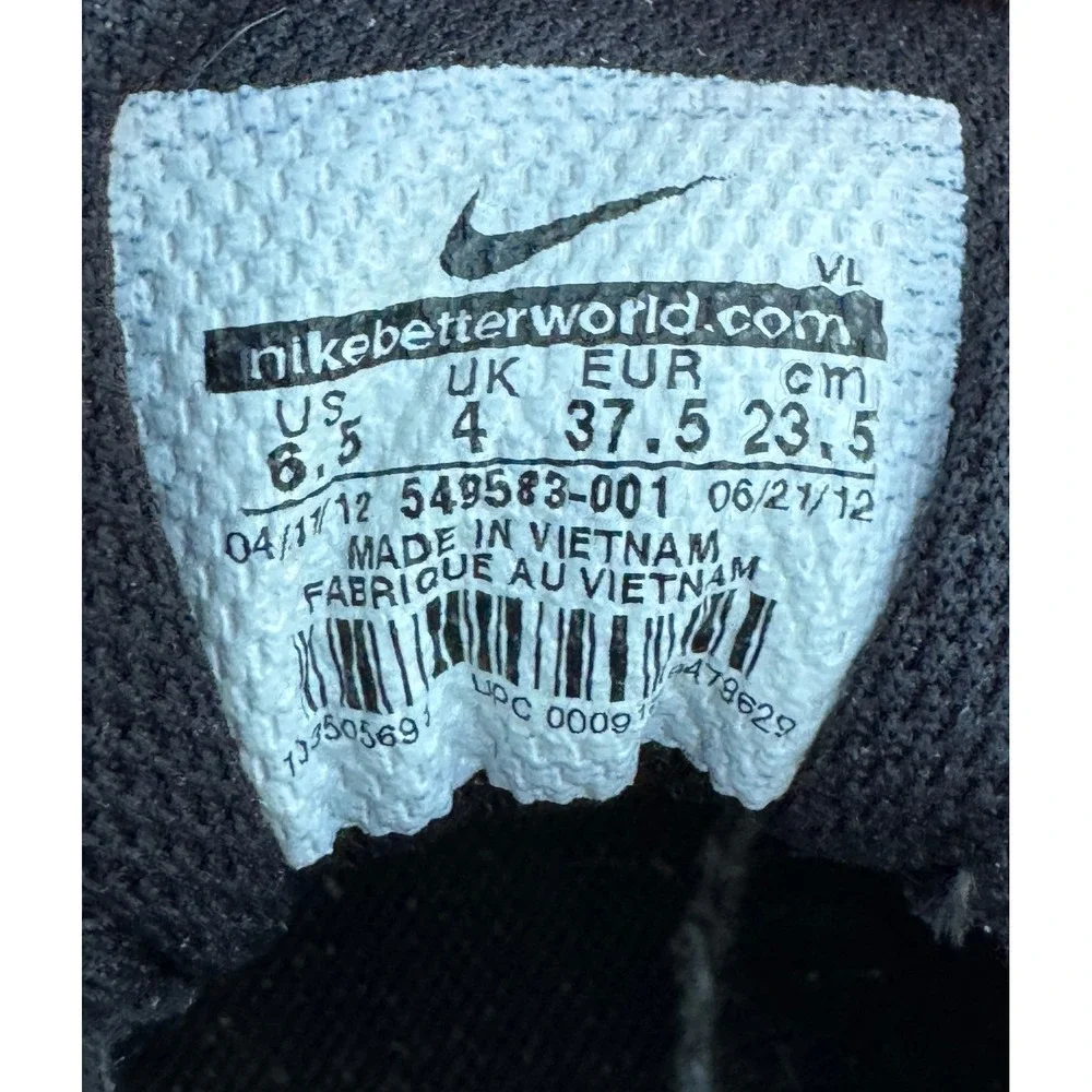 Nike Lunar Duet Classic Womens Golf Shoes Black White 549583-001 Size 6.5